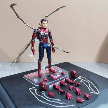 Disney Ferro Homem Aranha Figura de Ação Brinquedos, Os Vingadores Infinito de Guerra Peter Parker Herói Estatueta Ornamentos Modelo de Presente para as Crianças 1