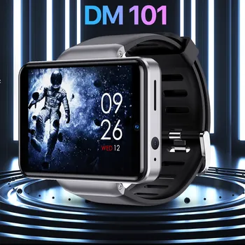 DM101 4G Smartwatch GPS WIFI Android Smart Watch Homens 2022 3G 32G 2080MAh Bateria Dual Câmeras de Telefone do Relógio de 2.4 Polegadas com resolução de 640*480 Venda