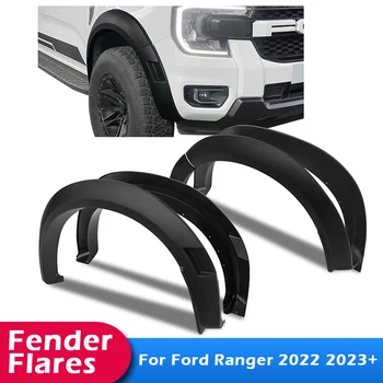 Fender Chamas Arco da Roda Ford Ranger 2022 2023+ Wildtrak pára-lamas Utilizar para a Próxima Geração de Cabine Dupla Caminhão 4X4 Acessórios do Carro