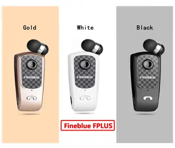Fineblue F PLUS Negócios Fone de ouvido Bluetooth sem Fios com Clip-on Bluetooth V5.0 In-ear Fone de ouvido Mãos livres para IOS, Android Chamadas 10H