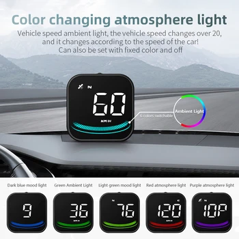 G4 Head Up Display LED Auto Velocímetro Digital Inteligente Alarme de Lembrete em seu GPS HUD Acessórios do Carro Universal para Todos os Carro