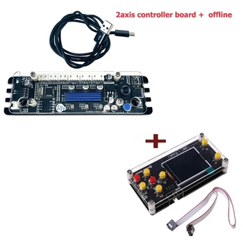 GRBL Offline Tela de Controlador de Placa de 2Axis Motor de Passo Duplo Eixo Y Driver USB da Placa Para GRBL Máquina de gravação a Laser de Escultura