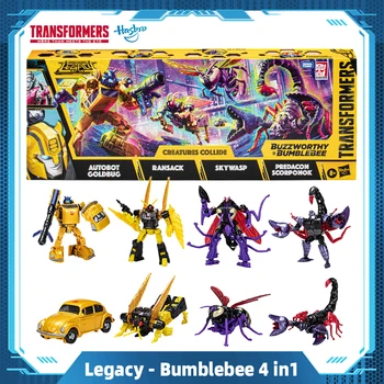Hasbro Transformers Buzzworthy Bumblebee Criaturas Colidem Multipack Brinquedos De Presente F3933