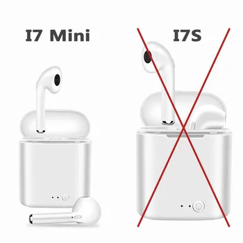 i7s tws Fones de ouvido sem Fio Bluetooth 5.0 Fones de ouvido Mini esporte Fones de ouvido Caixa de Carregamento com microfone Fones de ouvido Para todos os smartphones 2