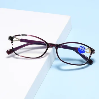 iboode Novo Impresso Pequenos Quadros Para as Mulheres é o Óculos de Leitura de Clássicos Anti Blue Ray Presbiopia Óculos Ópticos, Óculos Goggle