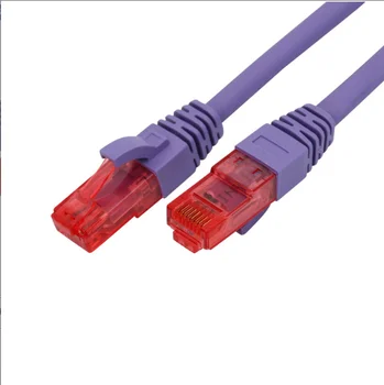 Jes133 Gigabit cabo de rede 8-core cat6a networ Super seis dupla blindagem do cabo de rede a rede jumper cabo de banda larga
