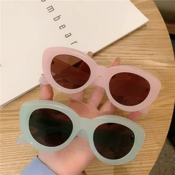 KAMMPT Olho de Gato Sobre o Tamanho dos Óculos de sol Feminino Vintage Design de Óculos de Sol das Mulheres 2022 Nova Moda de Óculos de sol UV Atacado