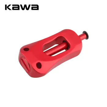 KAWA Novo Design Escavado Usinado Metal Carretel de Pesca de Lidar com Botões de Bait Casting movimentos cambaleantes de Fiação de Acessórios de equipamento de Pesca