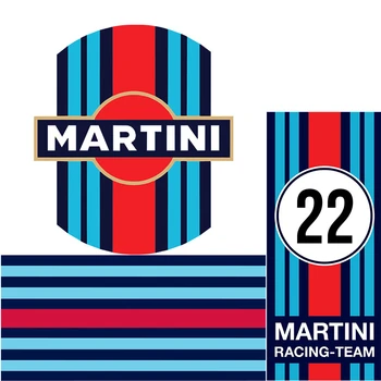 Legal MARTINI Racing Adesivos Apropriado para o Carro pára-choque Janela de Moto Personalizada PVC Decalques