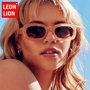 LeonLion Retro Praça Óculos de sol das Mulheres 2021 Ins Luxo de Óculos para Mulheres/Homens da Marca do Designer de Óculos de Mulheres do Vintage Gafas De Sol