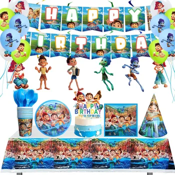 Luca Disney Pixar, Brinquedos, Decoração De Festa De Aniversário, Balões Alberto Aniversário Monstro Do Mar Anime Figura De Crianças Presentes Festa Decora