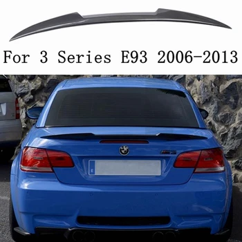 M4 estilo Fibra de Carbono, Spoiler Traseiro Para BMW Série 3 E93 Conversível Preto e Preparado Spoiler 2007-2013