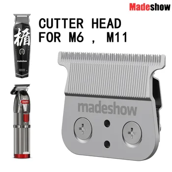 Madeshow M6 M11 Profissional da Tosquiadeira de Cabelo 0mm Lâmina Padrão Definido para M6 Cabelo Máquina de Corte Substituíveis Cabeça de Cortador