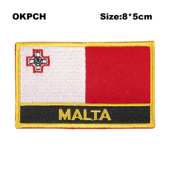 Maldivas Bandeira patches adesivos em t-shirts insígnia militar a transferência de calor PT0111-R 2