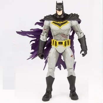 McFarlane DC Batman Vinil Boneca modelos de Figuras Noite de Trevas Metal Batman 17cm Brinquedo das Crianças Presentes Recolher Brinquedos