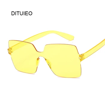 Moda Óculos de sol de Mulher Senhoras, Amarelo, Vermelho, Moda Praça de Óculos de Sol Feminino Condução Tons UV400 Oculos De Sol Feminino