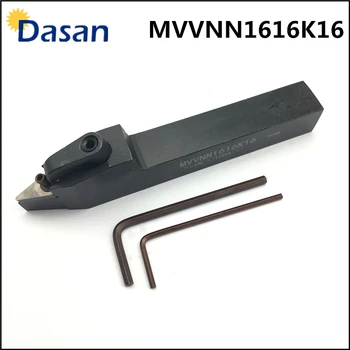MVVNN1616K16 CNC HSS Ferramenta de tornear para Torneamento Externo porta-ferramentas com Chave Torx para Carboneto de Viragem Inserir VNMG160404 VNMG160408