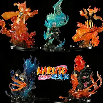 Naruto Anime Figura de Ação Susanoo Shippuden Relação Minato, Kakashi, Uchiha Itachi, Sasuke Mangá Estátua de PVC Colecionáveis Modelo de Brinquedo