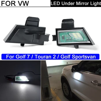 Nenhum Erro carro de lado, sob o espelho de lâmpadas de LED Poça de Luz para VW Golf VII 7 variante Sportsvan Touran II todas as faixas Canbus