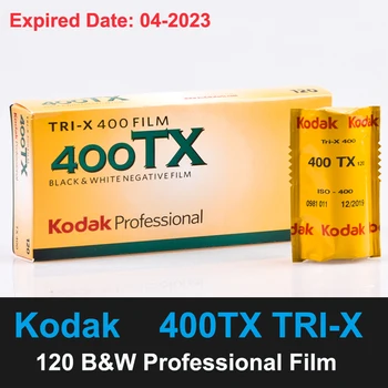 Nova Kodak TRI-X 400TX Profissional IOS 400 120 Preto & Branco, Filme Negativo 1-5 Rolo (Data de Validade: 2023)