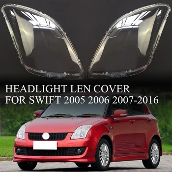 O Farol do carro Tampa da Lente Transparente Farol Shell para Suzuki Swift 2005 2006 2007 2008 2009 2010 2011-2016