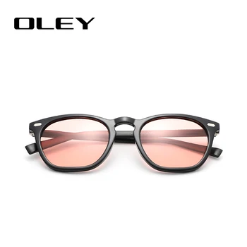 OLEY Moda Mulheres de Óculos de sol Polarizados Retro Clássico da Rodada Fotossensíveis Óculos Pode fazer óculos de míope Aceitar logotipo personalizado Y0518 3