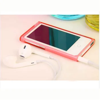 Para Apple iPod Nano 7 7G de 7ª geração Candy Color Soft Case TPU Capa