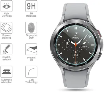 para Samsung Galaxy Assista 5 40mm 44mm / watch5 pro 45mm de Vidro Temperado de Protetor de Tela Para Sansung Assista 4 Clássico 42mm 46mm 3