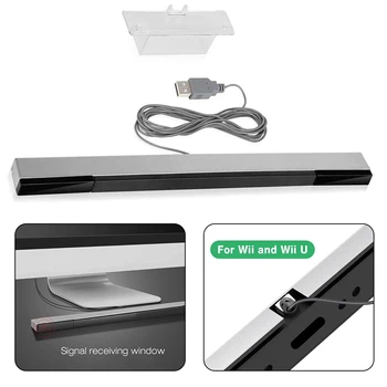 Para Wii Cabo da Barra de Sensor Para WIIU Porta USB Modificado USB do PC Para o Wii Simulador Dedicado Barra de Sensor de Alta Qualidade