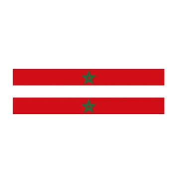 Personalidade Criativa Engraçado Marrocos Bandeira Etiqueta do Carro do Corpo Impermeável, Protetor solar, Anti-UV Decalque Acessórios 17cm*1cm