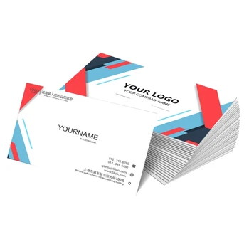 personalizados, cartão de visita personalizado cartões de papel 300gsm de papel com impressão do logotipo cartão de agradecimento