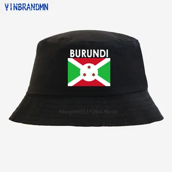 Popurlarity Exército Burundi Burundian África Oriental BDI BI Balde de chapéus ocasionais nova moda de verão chapéu de algodão de Alta Qualidade a Pesca chapéus