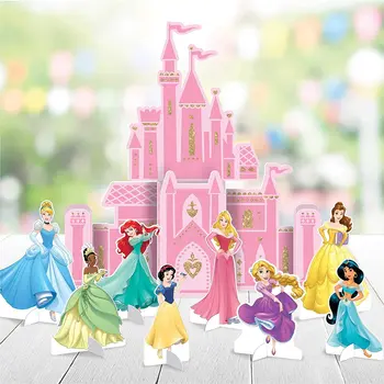 Princesa Bolo Topper Festa De Aniversário De Suprimentos Decoração Da Cinderela, A Princesa Aurora Cupcake Toppers Para Crianças, Decoração De Natal Presente