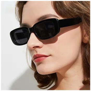 RMM Pequeno Retângulo de Óculos de sol das Mulheres do Vintage da Marca do Designer Praça Óculos de Sol com Tons Femininos UV400