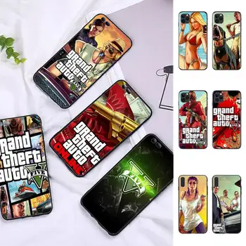 Rockstar gta 5 Grand Theft Auto Caso de Telefone para o iPhone 11 12 13 Mini Pro Max 8 7 6 6S Plus X 5 SE 2020 XR XS Funda Caso