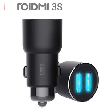 ROIDMI 3S Bluetooth Carregador de Carro Transmissor FM 5V 3.4 UMA Rápida do Carregador do Carro do Leitor de Música MP3 para o iPhone e Celulares com Android
