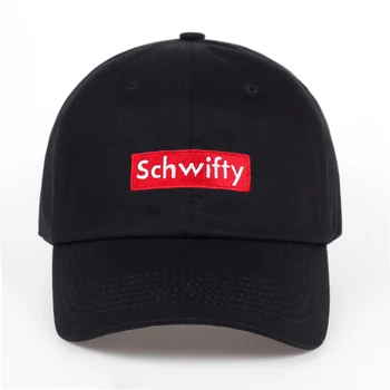 Schwifty Pai chapéu 100% Algodão Carta Bordados em bonés de beisebol mulheres homens Anime snapback exterior caps