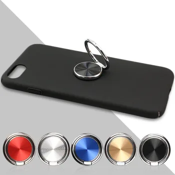 Universal De 360 Graus Móvel Ímã Titular Do Telefone Para O IPhone De 8 X 7 De Metal Dedo Telefone Stand Para Samsung S9 Telefone Imã No Carro