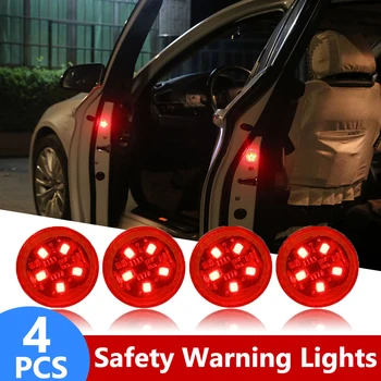 Universal LED Carro Porta de Abertura para o Aviso de Segurança Anti-colisão Luzes de Sensor Magnético Estrobo Piscando Luzes de Alarme de Estacionamento Lâmpada