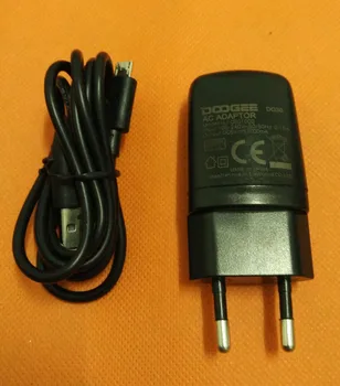 Usado Original Carregador de Viagem UE Plug Adaptador+ Cabo USB para Doogee Y100 Pro MTK6735 5