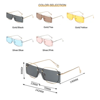 Venda quente Praça Óculos de sol de 2022 para as Mulheres, Homens Marca de Personalidade de Design de Moda Irregular Rebite Festa Óculos Decorativos Óculos 5