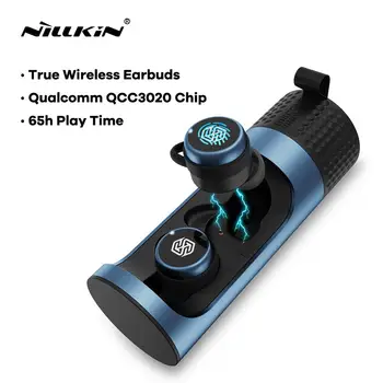 Verdadeiro sem Fio Estéreo de Fones de ouvido Nillkin sem Fio Bluetooth Fones de ouvido aptX com Chip Qualcomm Para Samsung Galaxy S21Ultra Fone de ouvido