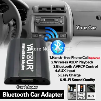 Yatour Bluetooth Adaptador de Carro de Música Digital carregador de CD Conector do Comutador Para a Nissan 350Z Almira Maxima Murano Navara Rádios