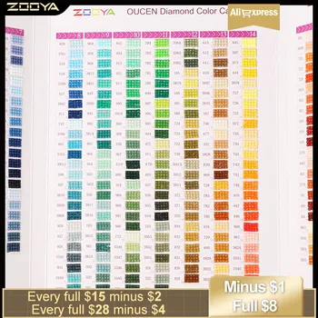 ZOOYA 5D DIY diamante cor da pintura gráfico quadrado / redondo bordado de diamante DMC gráfico concluído