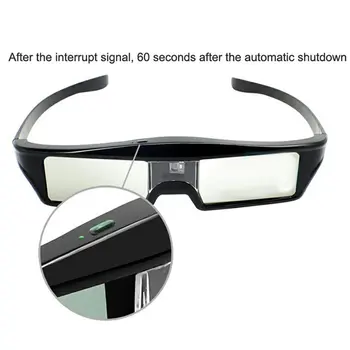 Óculos de Obturação activa 3D para Porca para Samsung SSG-5100GB de Substituição Sony Panasonic TV Epson RF Óculos 3D ELPGS03 Óculos 3D TV 3